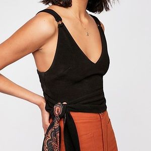 Free People Side-Tie Tank Top